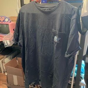 Vineyard Vines Navy Pocket Tee